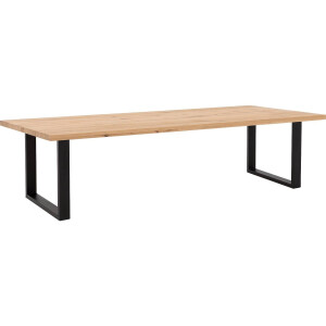Goossens Eettafel Blade, Strak blad 300 x 100 cm 6 cm dik