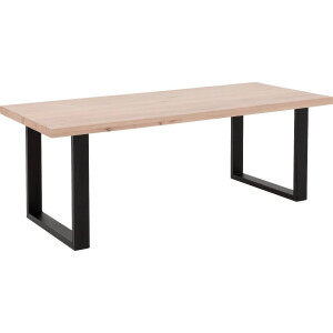 Goossens Eettafel Blade, Strak blad 220 x 100 cm 6 cm dik
