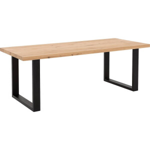 Goossens Eettafel Blade, Strak blad 220 x 100 cm 6 cm dik