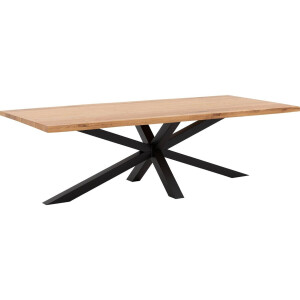 Goossens Eettafel Blade, Boomstamblad 260 x 100 cm 5 cm dik