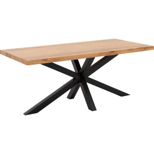 Goossens Eettafel Blade, Strak blad 200 x 100 cm 6 cm dik