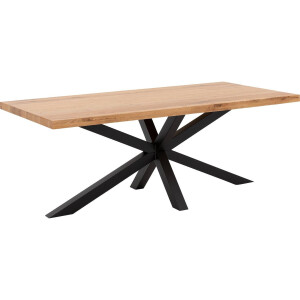 Goossens Eettafel Blade, Strak blad 220 x 100 cm 6 cm dik