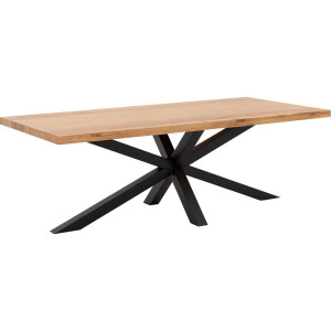 Goossens Eettafel Blade, Strak blad 240 x 100 cm 6 cm dik