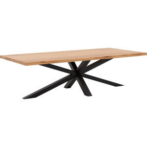 Goossens Eettafel Blade, Strak blad 300 x 100 cm 6 cm dik