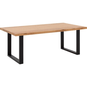 Goossens Eettafel Blade, Strak blad 220 x 100 cm 6 cm dik