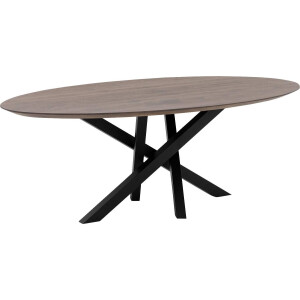 Goossens Excellent Eettafel Mente, Ovaal 240 x 130 cm