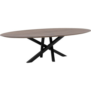 Goossens Excellent Eettafel Mente, Ovaal 300 x 130 cm