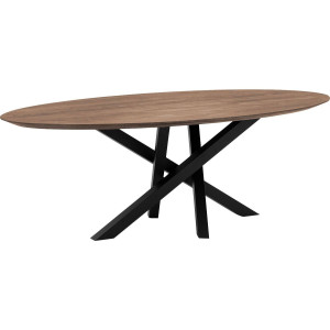 Goossens Excellent Eettafel Mente, Ovaal 240 x 130 cm