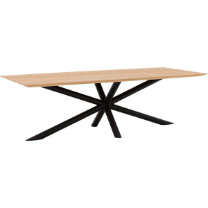 Goossens Excellent Eettafel Gs-1302, 260 x 110 cm rechthoekig