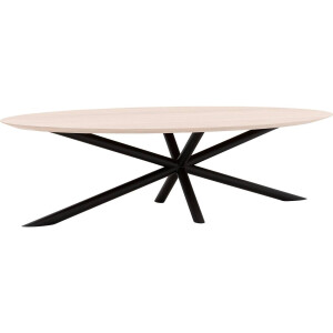 Goossens Excellent Eettafel Gs-1302, Ovaal 280 x 130 cm