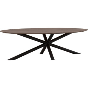 Goossens Excellent Eettafel Gs-1302, Ovaal 260 x 130 cm