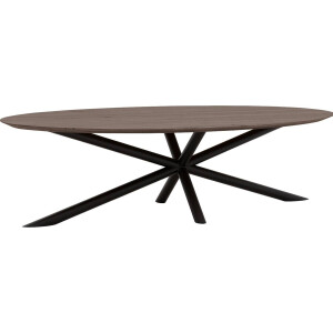 Goossens Excellent Eettafel Gs-1302, Ovaal 280 x 130 cm