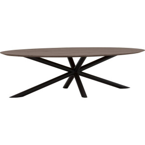 Goossens Excellent Eettafel Gs-1302, Ovaal 300 x 130 cm