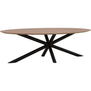 Goossens Excellent Eettafel Gs-1302, Ovaal 240 x 130 cm