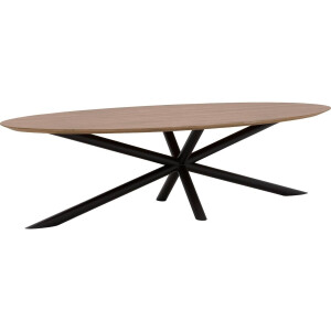 Goossens Excellent Eettafel Gs-1302, Ovaal 280 x 130 cm