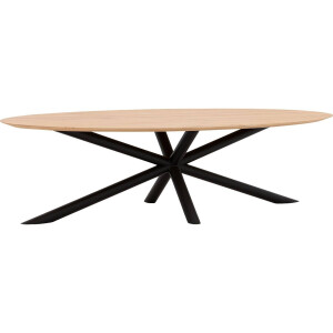 Goossens Excellent Eettafel Gs-1302, Ovaal 300 x 130 cm