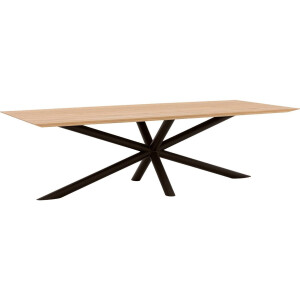 Goossens Excellent Eettafel Gs-1302, 300 x 110 cm rechthoekig