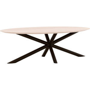 Goossens Excellent Eettafel Gs-1302, Ovaal 240 x 130 cm