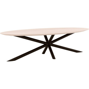 Goossens Excellent Eettafel Gs-1302, Ovaal 280 x 130 cm