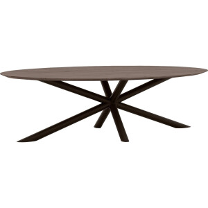Goossens Excellent Eettafel Gs-1302, Ovaal 260 x 130 cm