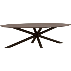 Goossens Excellent Eettafel Gs-1302, Ovaal 300 x 130 cm