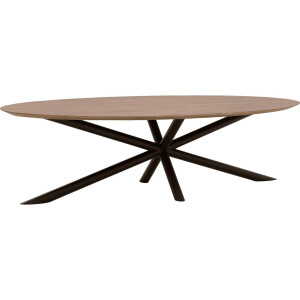Goossens Excellent Eettafel Gs-1302, Ovaal 280 x 130 cm
