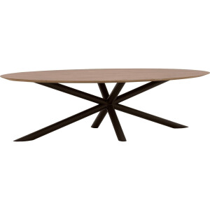 Goossens Excellent Eettafel Gs-1302, Ovaal 300 x 130 cm