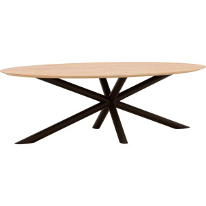 Goossens Excellent Eettafel Gs-1302, Ovaal 240 x 130 cm