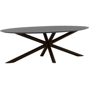 Goossens Excellent Eettafel Gs-1302, Ovaal 240 x 130 cm