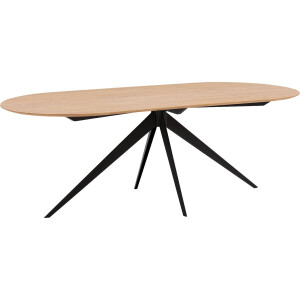 Goossens Excellent Eettafel Uniek, Semi rond 260 x 100 cm