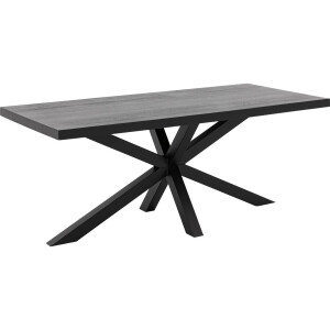 Goossens Eettafel Blade, Strak blad 200 x 100 cm 6 cm dik