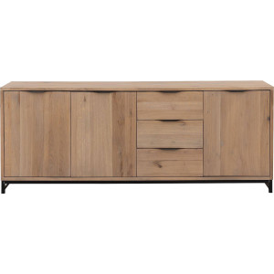 Goossens Dressoir Max, 3 deuren 3 laden