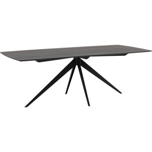 Goossens Excellent Eettafel Floyd, Semi rechthoekig 260 x 100 cm