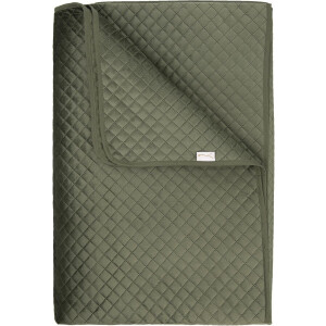 Yellow Bed Sprei Victoria - Bedsprei 1 persoons - Ruiten patroon - 180x260 - Groen