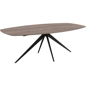 Goossens Excellent Eettafel Uniek, Semi ovaal 240 x 120 cm