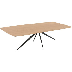 Goossens Excellent Eettafel Uniek, Semi rechthoekig 260 x 100 cm