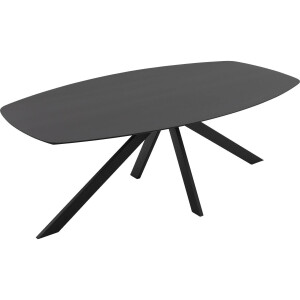 Goossens Excellent Eettafel Uniek, Semi ovaal 200 x 110 cm