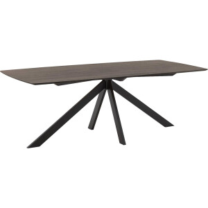 Goossens Excellent Eettafel Uniek, Semi rechthoekig 220 x 100 cm