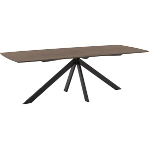 Goossens Excellent Eettafel Floyd, Semi rechthoekig 240 x 100 cm