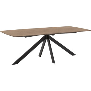 Goossens Excellent Eettafel Floyd, Semi rechthoekig 220 x 100 cm