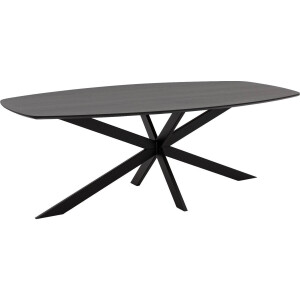 Goossens Excellent Eettafel Uniek, Semi ovaal 260 x 120 cm