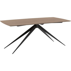 Goossens Excellent Eettafel Floyd, Semi rechthoekig 180 x 100 cm