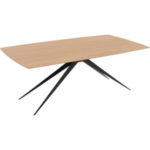 Goossens Excellent Eettafel Uniek, Semi rechthoekig 200 x 100 cm