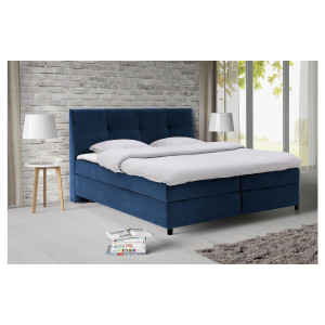 Goossens Basic Boxspring Compleet Gusta, Vlak 180 x 200 cm (=2x 90 x 200 cm) met hoofdbord