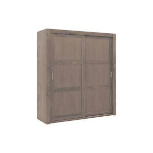 Goossens Excellent Kledingkast Duo, 200 cm breed, 223 cm hoog, 2 x 3 houtpaneel schuifdeuren