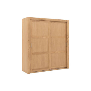 Goossens Excellent Kledingkast Duo, 200 cm breed, 223 cm hoog, 2 x 3 houtpaneel schuifdeuren