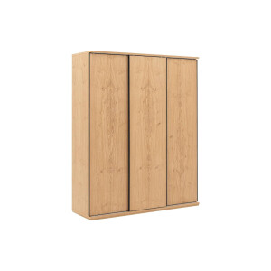 Goossens Excellent Kledingkast Wood, 180 cm breed, 223 cm hoog, 3 hout schuifdeuren