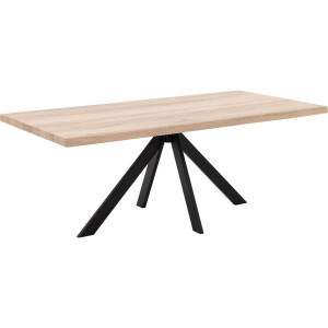 Goossens Eettafel Blade, Boomstamblad 220 x 100 cm 5 cm dik