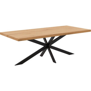 Goossens Eettafel Blade, Strak blad 180 x 90 cm 6 cm dik