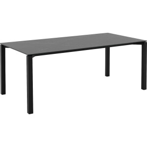 Goossens Excellent Eettafel Cipressen, Rechthoekig 200 x 100 cm met rechte hoeken